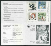 1992 Finlandia, Nordia 93 Esposizione Filatelica, Libretto, Serie Completa Nuova (**) - Postzegelboekjes