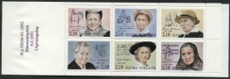1992 Finlandia, Donne Finlandesi Illustri, Libretto, Serie Completa Nuova (**) - Postzegelboekjes