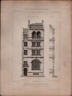 PLAN - HABITATION Rue LEGENDRE à PARIS , XIXe Siècle - Lot 4 Plans - Architecture