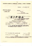 Assoc. Alsacienne Des Propriétaires D Appareils A Vapeur Et électriques Visite D Un Appareil à Vapeur Neuf 28/10/1957 - Matériel Et Accessoires