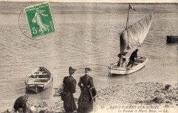 SAINT-VALERY-SUR-SOMME LE PASSEUR A MAREE BASSE - Saint Valery Sur Somme