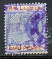 St. Lucia 1898 2p Queen Victoria Issue #30 - St.Lucia (...-1978)