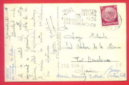 159936 / Sonderstempel Winter Olympia 1936 Garmisch Partenkirchen , GARMISCH MIT ZUGSPITZE  - Germany Deutschland - Invierno 1936: Garmisch-Partenkirchen