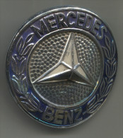 MERCEDES BENZ - Car, Auto, Insignia, Emblem, Vintage Pin, Badge, Diameter: 50mm (used) - Mercedes