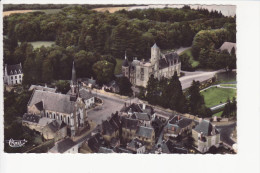 BEAUMONT La RONCE -L'église Et Le Château. Vue Aérienne - Beaumont-la-Ronce