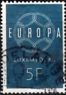 LUXEMBOURG 1959 Europa 5f Used - Oblitérés