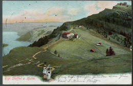 0162 Alte - Litho Ansichtskarte - Rigi Staffel Und Kulm - Gelaufen 1908 Nach Gera - Laufen-Uhwiesen 