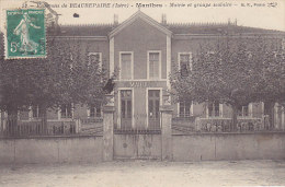 38 - Environs De Beaurepaire - Manthes - Mairie Et Groupe Scolaire (écoliers) - Beaurepaire