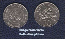 Singapour 1987 Pièce De Monnaie Coin Moeda Moneda 50 Cents De Dollar - Singapur