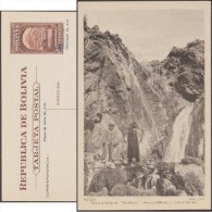Bolivie 1945. Entier Postal Officiel. Potosi. Aguas Termales De ”Miraflores”. Altura 3.600 Mts S/ El Nivel Del Mar. Eaux - Kuurwezen