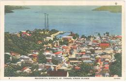 CPA Virgin Islands - Iles Vierges - Saint Thomas - Residential District - Amerikaanse Maagdeneilanden