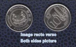 Singapour 2013 Pièce De Monnaie Coin Moeda Moneda 10 Cents De Dollar - Singapur