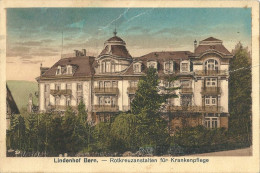Bern - Lindenhof - Rotkreuzanstalten Für Krankenpflege              1922 - Linden