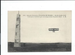 FARMAN Sur Aéroplane  - Semaine D´AVIATION REIMS Bétheny 1909 - Demonstraties
