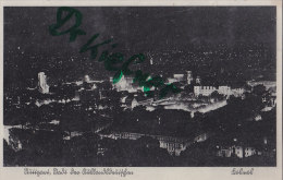 AK: Stuttgart Bei Nacht, Altes Schloss, Rathaus, Tagblatt-Turm, Um 1935 - Feldberg