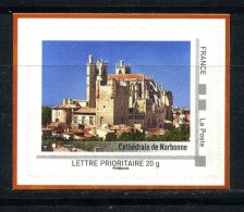 La Cathédrale De Narbonne .  Adhésif Neuf ** . Collector " LANGUEDOC - ROUSSILLON "  2010 - Collectors