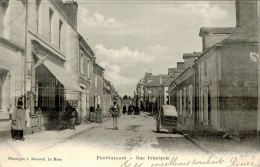 CPA PONTVALLAIN  , Rue Principale - Pontvallain