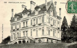 CPA PONTVALLAIN , Chateau - Pontvallain