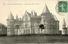 CPA PONTVALLAIN , Chateau De La Roche Mailly - Pontvallain