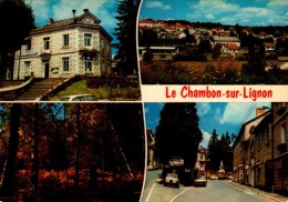 43-LE CHAMBON SUR LIGNON..4 VUES ...CPM - Le Chambon-sur-Lignon