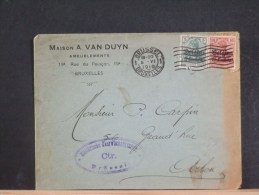 B/4616    LETTRE      CENSURE BRUSSEL - Other & Unclassified