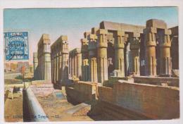 CPA  LUXOR; THE TEMPLE  (voir Timbre) - Louxor