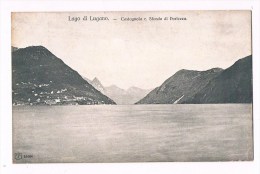 26894 Lago Di Lugano Castagnola C Sfondo Di Porlezza - Agno