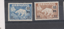 Yvert 28 / 29 ** Neuf Sans Charnière MNH Ours Polaire - Unused Stamps