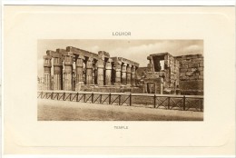 Carte Postale Ancienne Egypte -  Louxor. Temple - Luxor