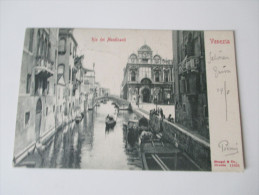 AK 1902. Italien. Rio Dei Mendicanti. Venezia. Stengel & Co Dresda 11605.Hotel Sandwirth Proprietario Giovanni Perkhofer - Venezia (Venice)