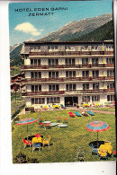 Delcampe - CH 3920 ZERMATT VS, Hotel Eden Garni - Zermatt
