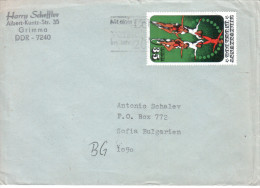 Cover Travel 1986 Germany - DDR/ BULGARIA ,Bulgarie (circus) - Circo