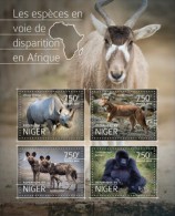 Niger. 2014 Endangered Species In Africa. (516a) - Gorilla's