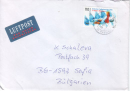 Cover Travel 1999 Germany - / BULGARIA ,Bulgarie (football-FC Bayern Munchen) - Covers & Documents