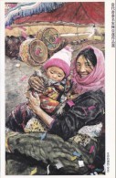 Art - The Gift Of Life (Tibetan Woman & Baby), Oil Painting By CHEN Yalian, China - Tíbet