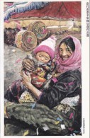 Art - The Gift Of Life (Tibetan Woman & Baby), Oil Painting By CHEN Yalian, China - Tibet