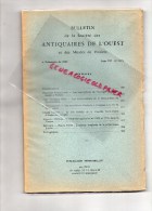 86 -  POITIERS- BULLETIN SOCIETE ANTIQUAIRES DE L'OUEST- 1958- PIERRE HELOT- J. DEHERGNE-SALLES LAVAUGUYON - Poitou-Charentes