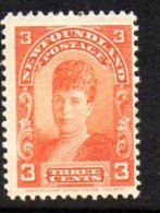 Newfoundland Canada 1897-1918 3c Queen Alexandra, Hinged Mint - 1865-1902