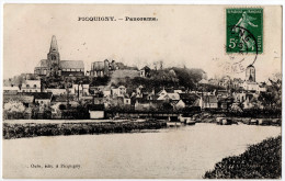 " PICQUIGNY - Panorama " 1909 TRES RARE - Picquigny