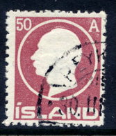 ICELAND 1912 Frederik VIII 50a. Used.   Michel 72 - Oblitérés