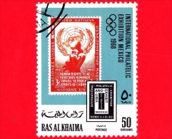 RAS AL- KHAIMA - Nuovo - 1968 - Esposizione Filatelica Messico - 50 - Ras Al-Khaima