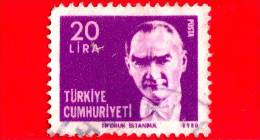 TURCHIA - USATO - 1980 - Kemal Ataturk - 20 - Gebruikt