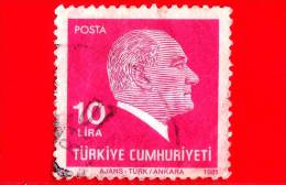 TURCHIA - USATO - 1981 - Kemal Ataturk - 10 - Usados