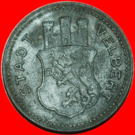 * LION★ GERMANY VELBERT ★ 25 PFENNIGS 1917 KRIEGSNOTGELD UNCOMMON! LOW START NO RESERVE! - Monedas/ De Necesidad