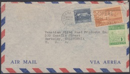 1948-H-14 CUBA. REPUBLICA. 1948. AEREO. SOBRE MARCA COOPERE CON EL CENSO DE 1953. - Briefe U. Dokumente