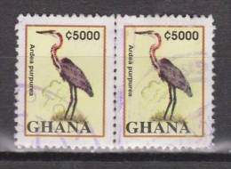 Ghana Paar Pair Used ; Reiger Heron Aigrette Purper Reiger - Picotenazas & Aves Zancudas