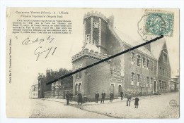 Delcampe - CPA - Collections Vervins - L'Ecole Primaire Supérieure ( Façade Sud) - Ancien Château Seigneurial - Vervins