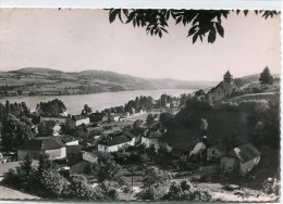 CPSM 38  PALADRU LE VILLAGE ET LE LAC 1954  Grand Format 15 X 10,5 - Paladru