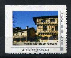 Ville Médiévale De Pérouges .  Adhésif Neuf ** . Collector " RHONE - ALPES "  2009 - Collectors