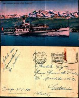 85c) Cartolina Di  Zurichsee-dampfer Staot Rapperswil-viaggiata - Rapperswil